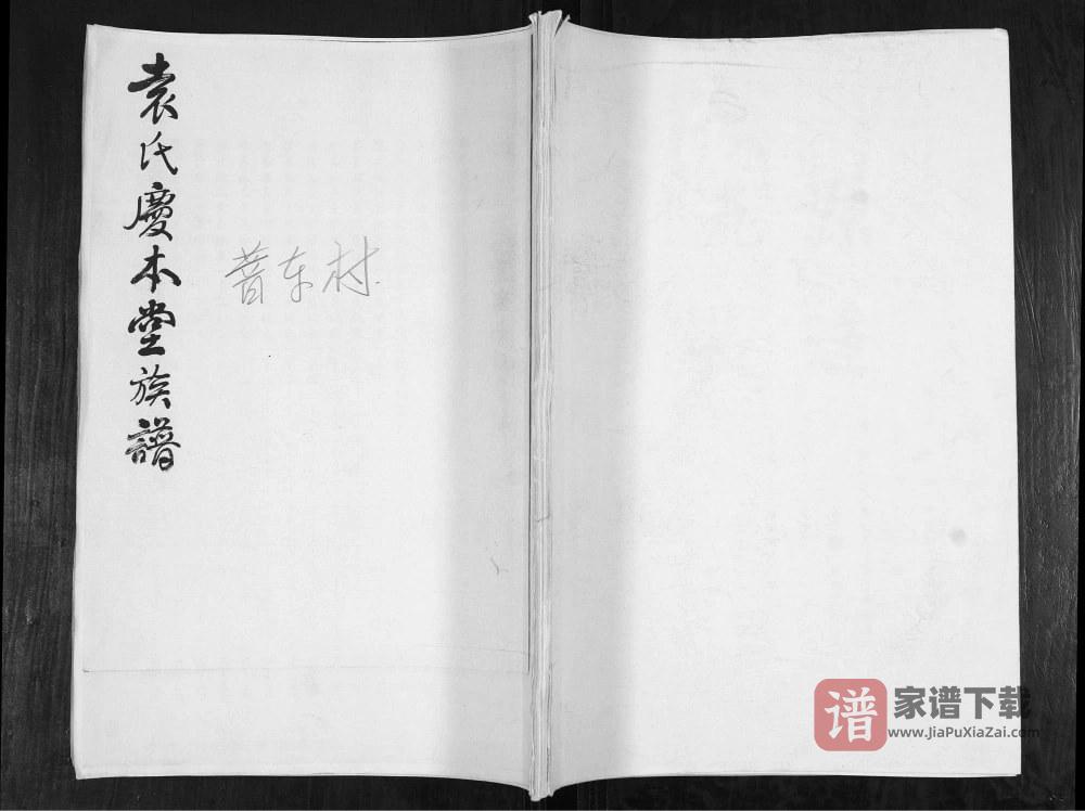 山东青岛即墨袁氏庆本堂族谱PDF高清电子版下载
