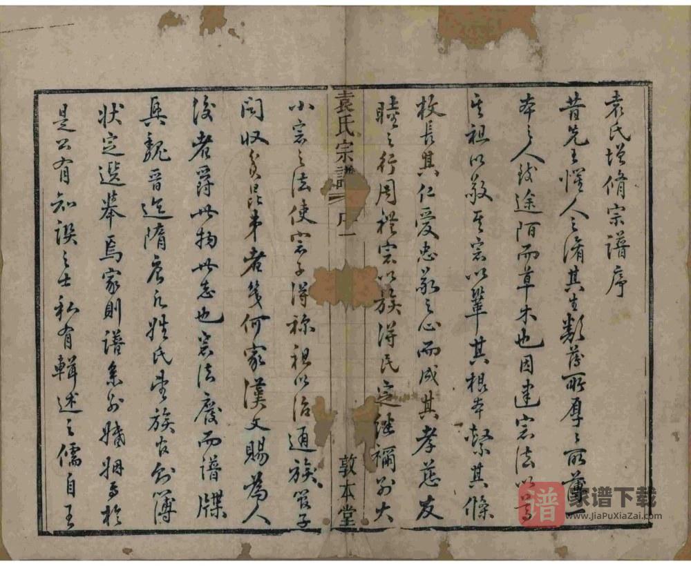 图片[2]-江苏江阴袁氏宗谱（敦本堂）PDF高清电子版下载-家谱下载