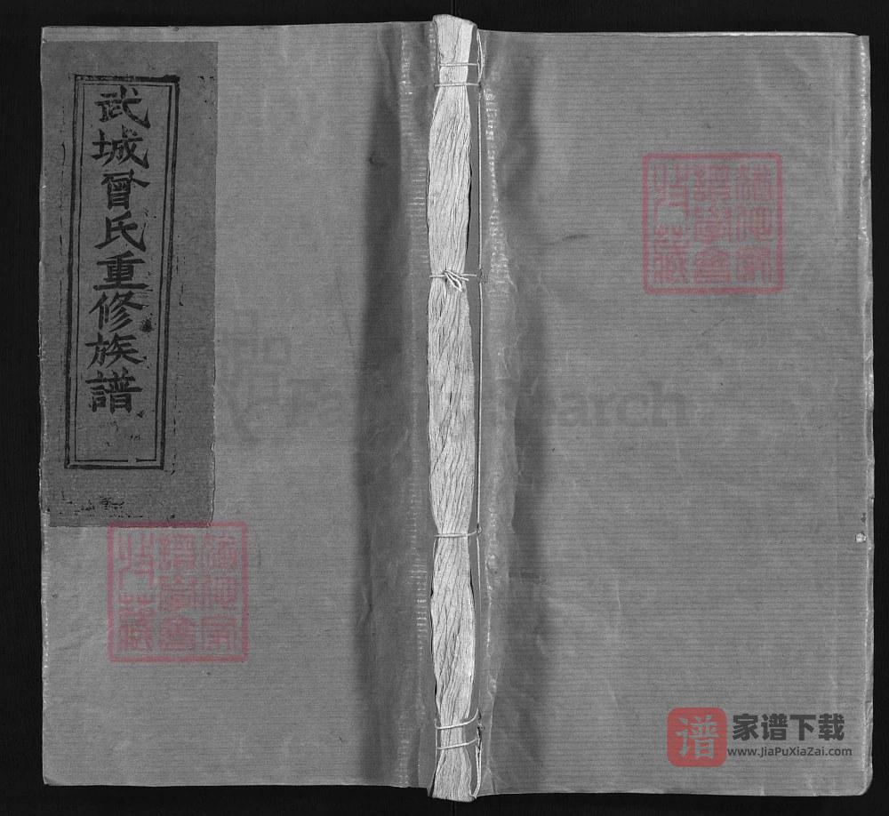 江西上饶武城曾氏宗谱PDF高清电子版下载