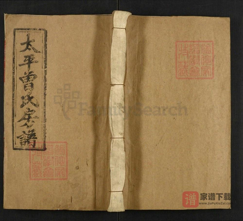 湖南邵阳太平曾氏珪房支谱PDF高清电子版下载