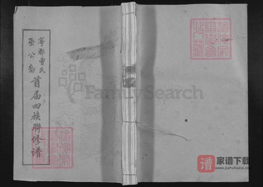 江西赣州宁都县曾氏丞公裔首届四族联修总谱PDF高清电子版下载