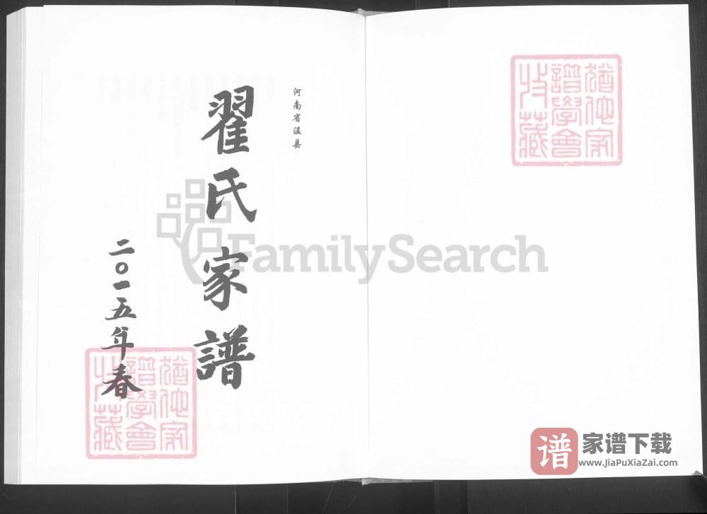 图片[2]-河南温县翟氏家谱PDF高清电子版下载-家谱下载