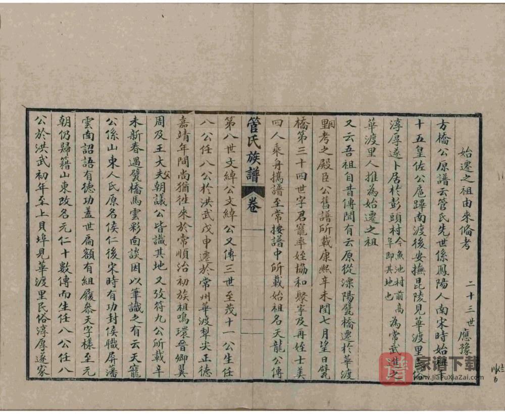 图片[2]-江苏无锡管氏族谱PDF高清电子版下载-家谱下载