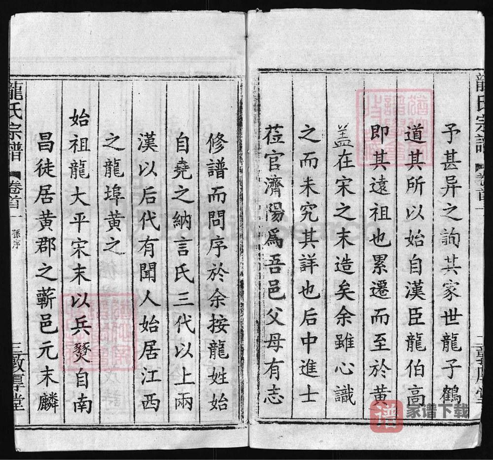 图片[2]-湖北黄冈龙氏宗谱（敦厚堂）PDF高清电子版下载-家谱下载