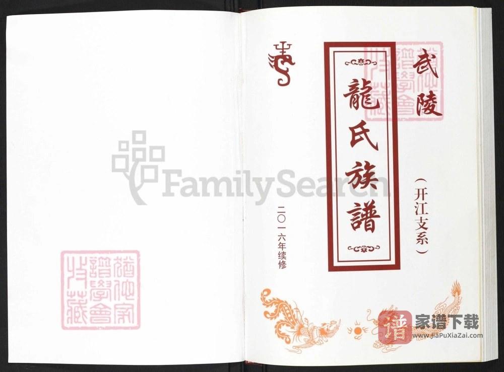 图片[2]-四川达州开江县武陵龙氏族谱（开江支系）PDF高清电子版下载-家谱下载