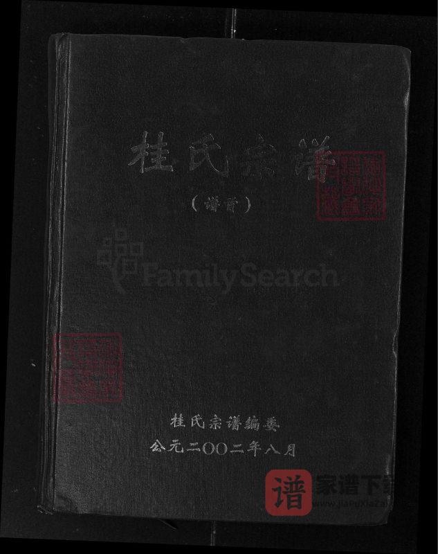 湖北黄石阳新县桂氏宗谱PDF高清电子版下载-家谱下载