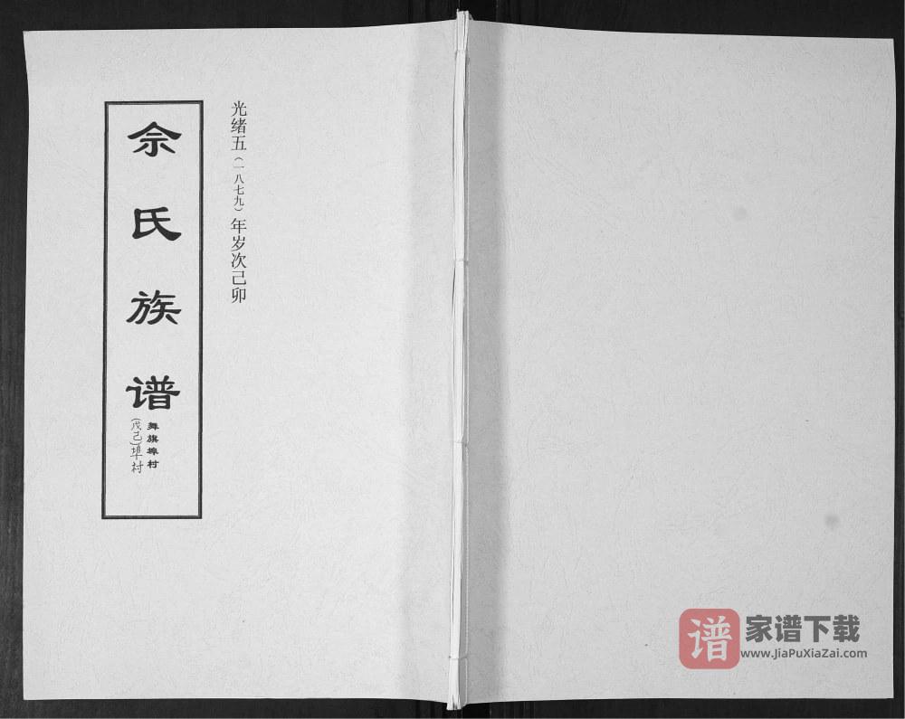 山东即墨舞旗埠村佘氏族谱PDF高清电子版下载