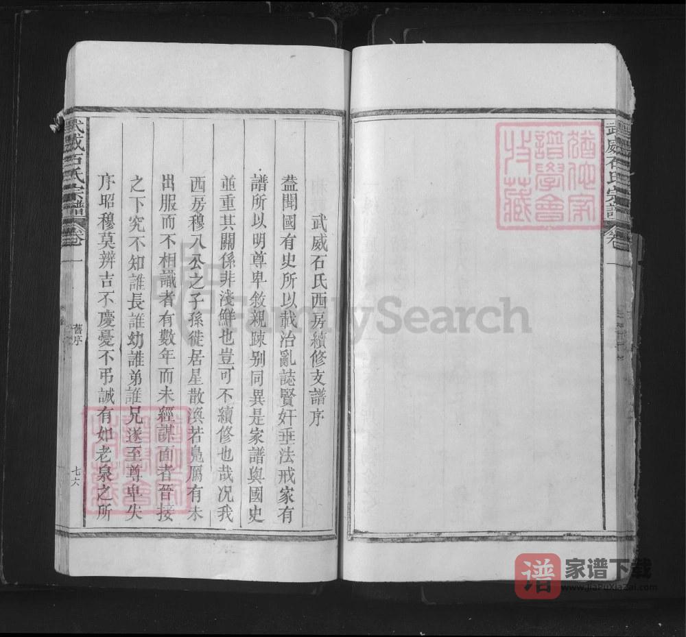 图片[2]-江西景德镇武威石氏宗谱PDF高清电子版下载-家谱下载
