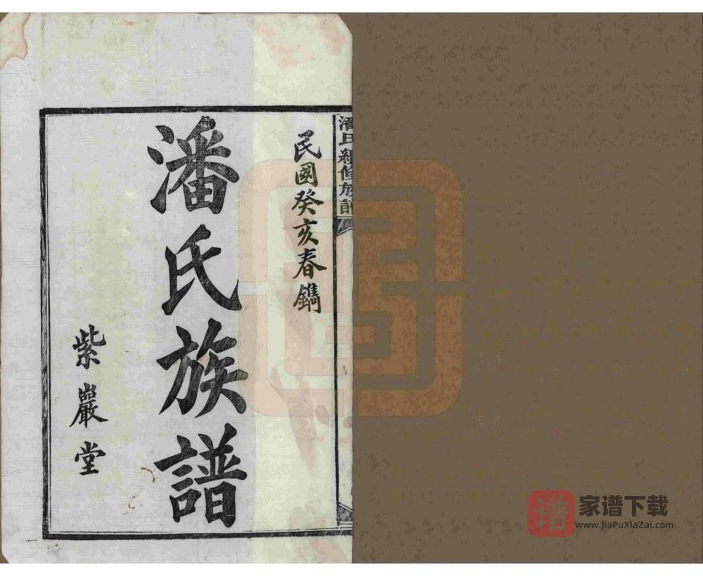 图片[2]-湖南益阳安化潘氏续修族谱（紫岩堂）PDF高清电子版下载-家谱下载
