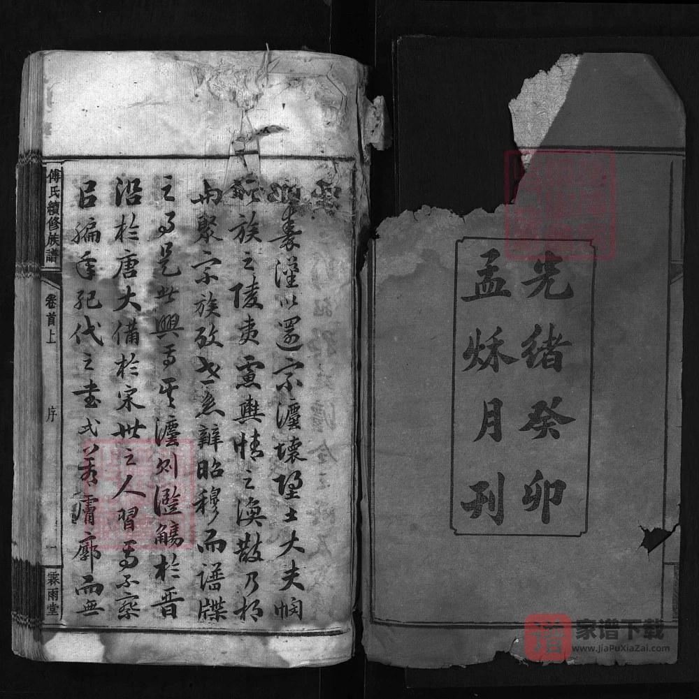 图片[2]-湖南湘乡大塘傅氏续修族谱（霖雨堂）PDF高清电子版下载-家谱下载