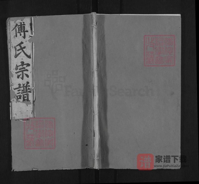 湖北麻城傅氏重修宗谱（三说堂）PDF高清电子版下载-家谱下载