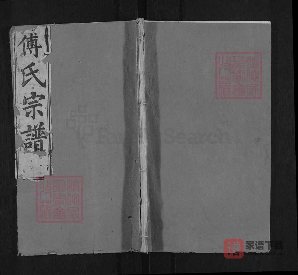 湖北麻城傅氏重修宗谱（三说堂）PDF高清电子版下载