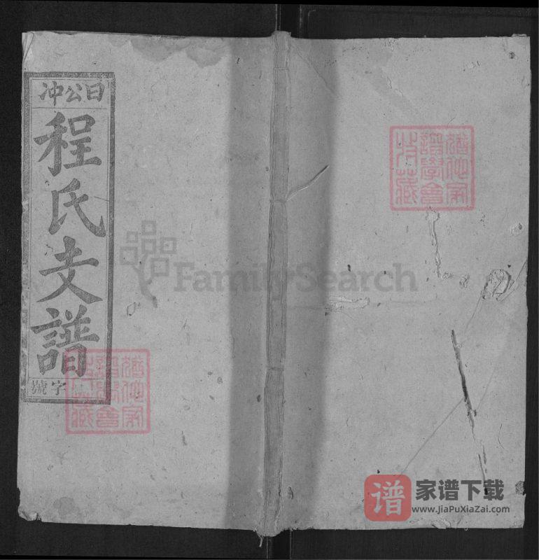 安徽怀宁日公冲程氏支谱（继箴堂）PDF高清电子版下载-家谱下载