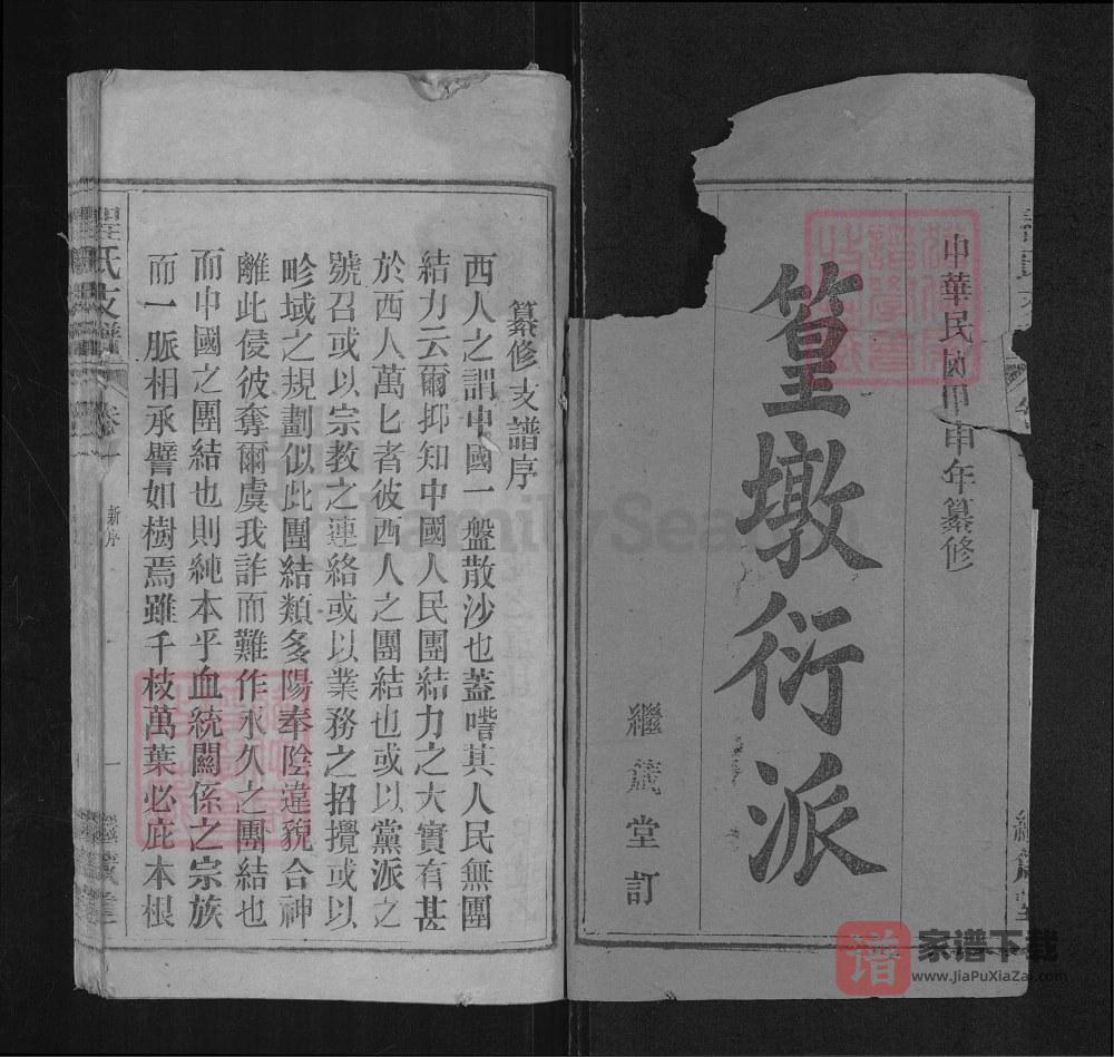 图片[2]-安徽怀宁日公冲程氏支谱（继箴堂）PDF高清电子版下载-家谱下载