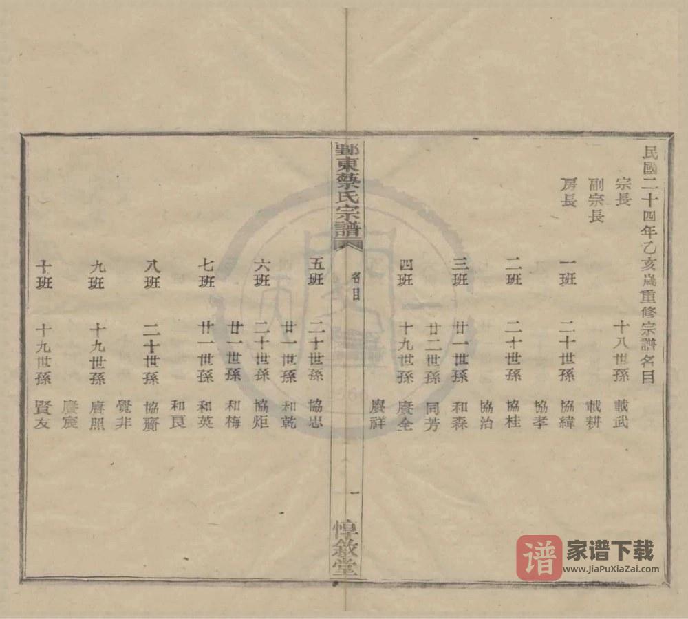 图片[2]-浙江宁波鄞州区鄞东蔡氏宗谱（惇叙堂）PDF高清电子版下载-家谱下载