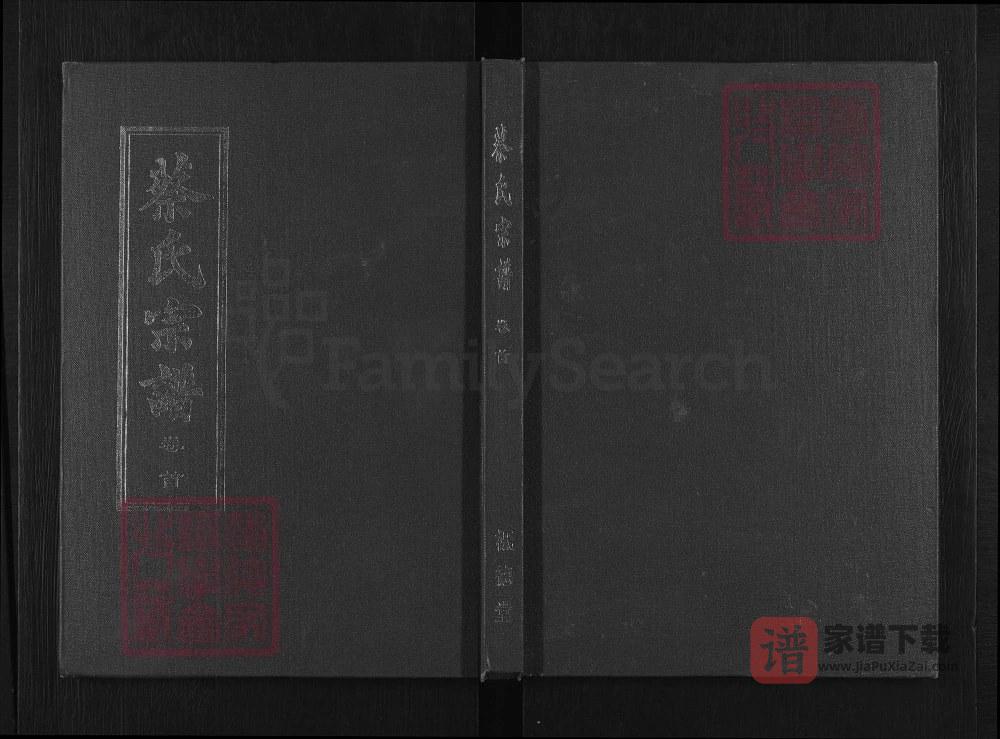图片[1]-湖北黄冈红安蔡氏宗谱（祗德堂）PDF高清电子版下载-家谱下载