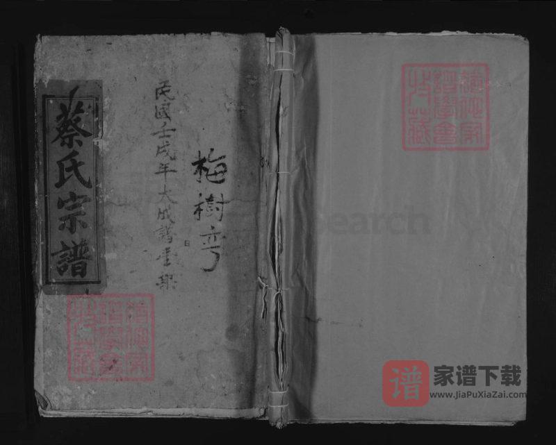江西九江湖口蔡氏重修宗谱PDF高清电子版下载-家谱下载