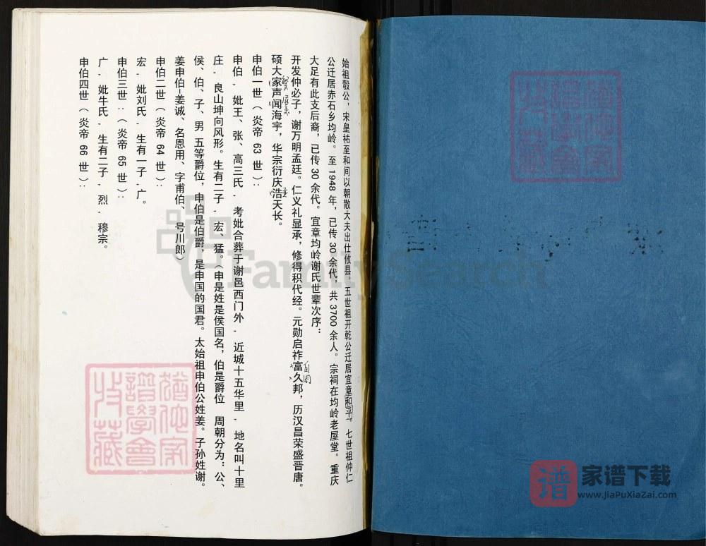 图片[2]-湖南郴州宜章县均岭谢姓氏族源流PDF高清电子版下载-家谱下载