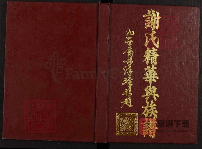 广东兴宁谢氏精华与族谱（宝树堂）PDF高清电子版下载-家谱下载