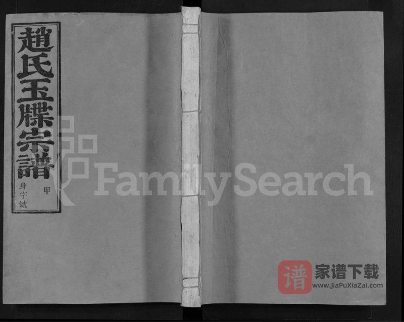 浙江新昌浚仪赵氏宗谱PDF高清电子版下载-家谱下载