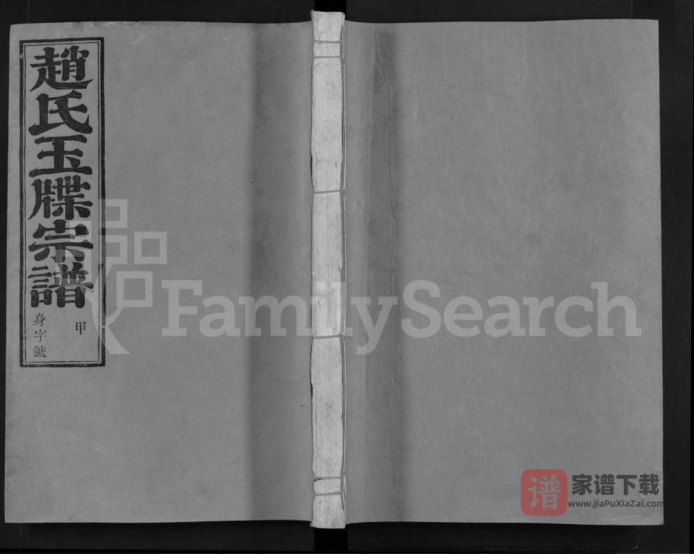 浙江新昌浚仪赵氏宗谱PDF高清电子版下载