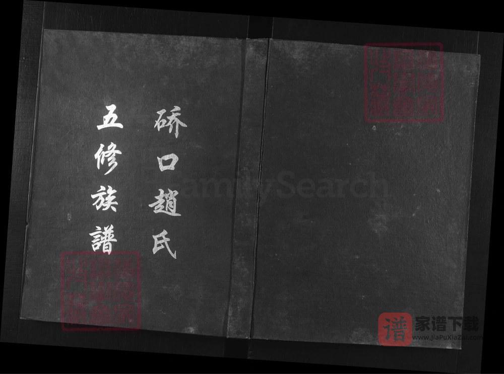 图片[1]-湖南邵东硚口赵氏五修族谱PDF高清电子版下载-家谱下载