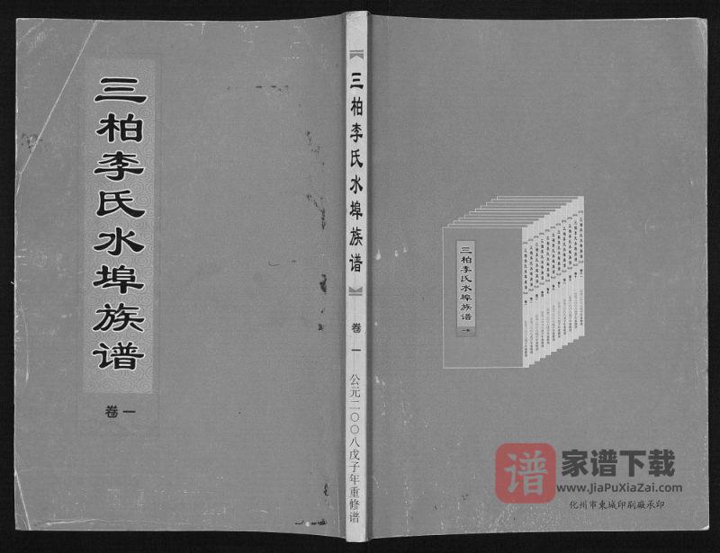 广东化州三柏李氏水埠族谱PDF高清电子版下载-家谱下载