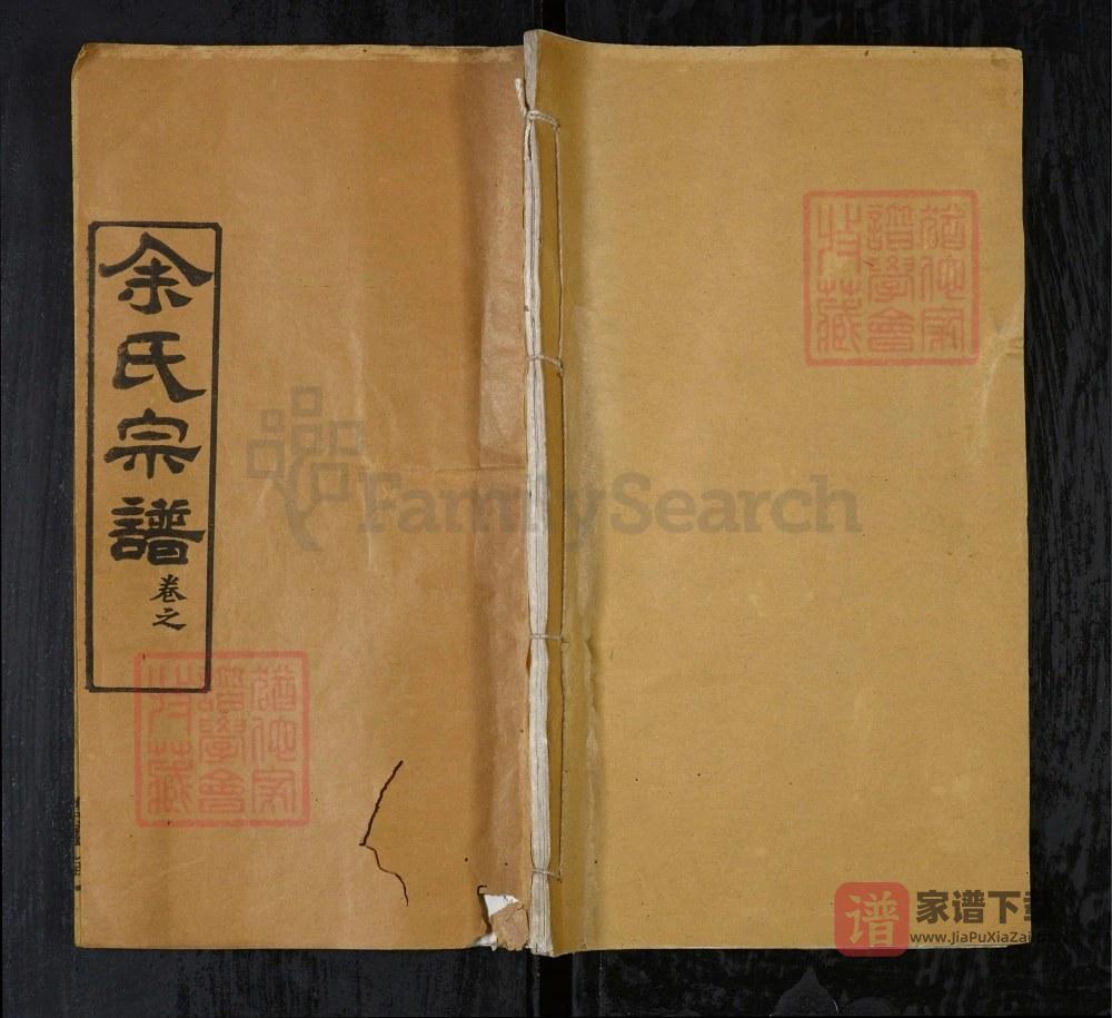 图片[1]-湖北武汉新洲区余氏宗谱（尊孟堂）PDF高清电子版下载-家谱下载