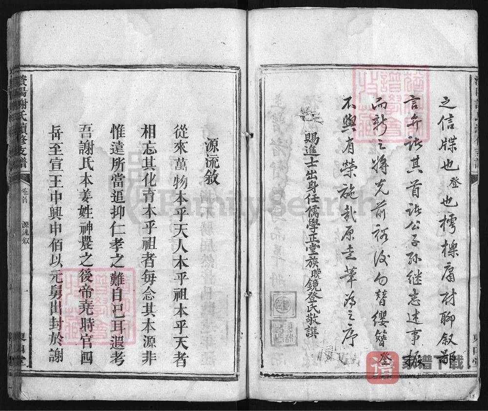 图片[2]-湖南益阳澬阳谢氏续修支谱（东山堂）PDF高清电子版下载-家谱下载