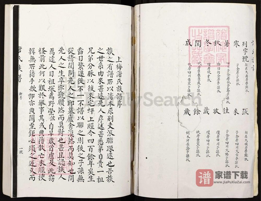 图片[2]-湖南新化谢氏族谱PDF高清电子版下载-家谱下载