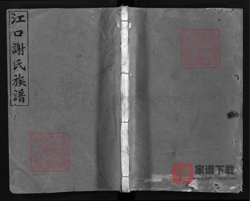 湖南醴陵醴东江口谢氏六修族谱（绍吉堂）PDF高清电子版下载-家谱下载