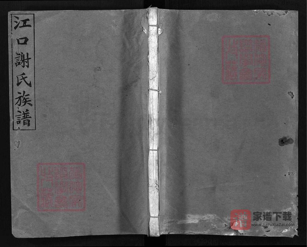 图片[1]-湖南醴陵醴东江口谢氏六修族谱（绍吉堂）PDF高清电子版下载-家谱下载