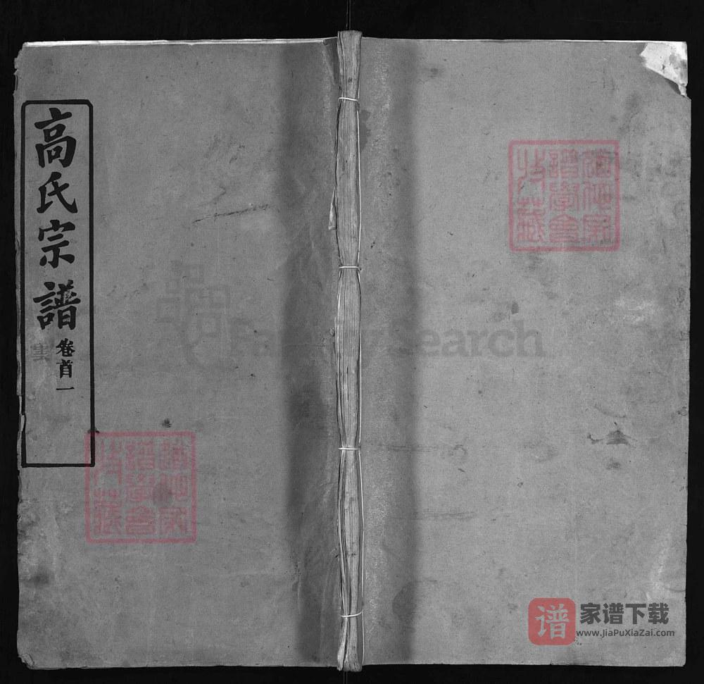 湖北麻城高氏宗谱（金镜堂）PDF高清电子版下载