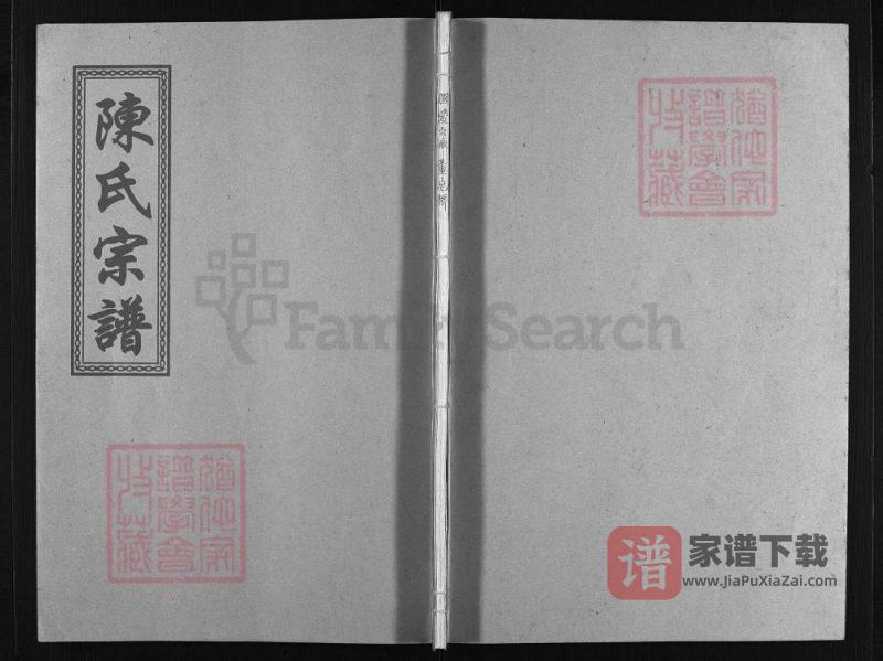 浙江温州平阳县陈氏宗谱（聚星堂）PDF高清电子版下载-家谱下载