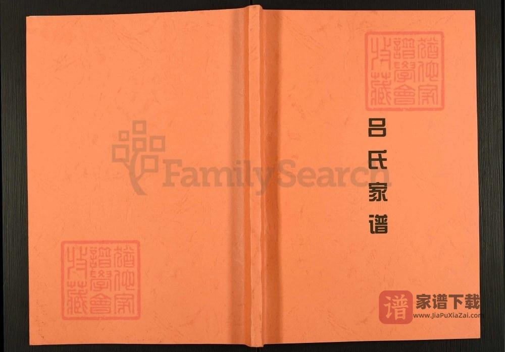 图片[1]-广西贵港平南县吕氏家谱PDF高清电子版下载-家谱下载