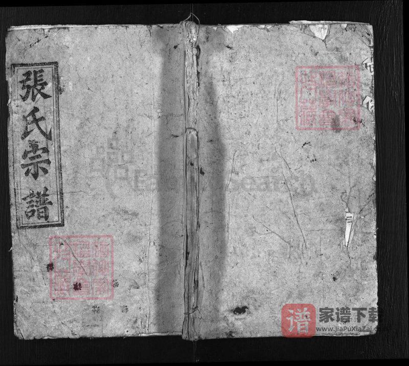 湖北蕲春张氏四修宗谱（孝友堂）PDF高清电子版下载-家谱下载