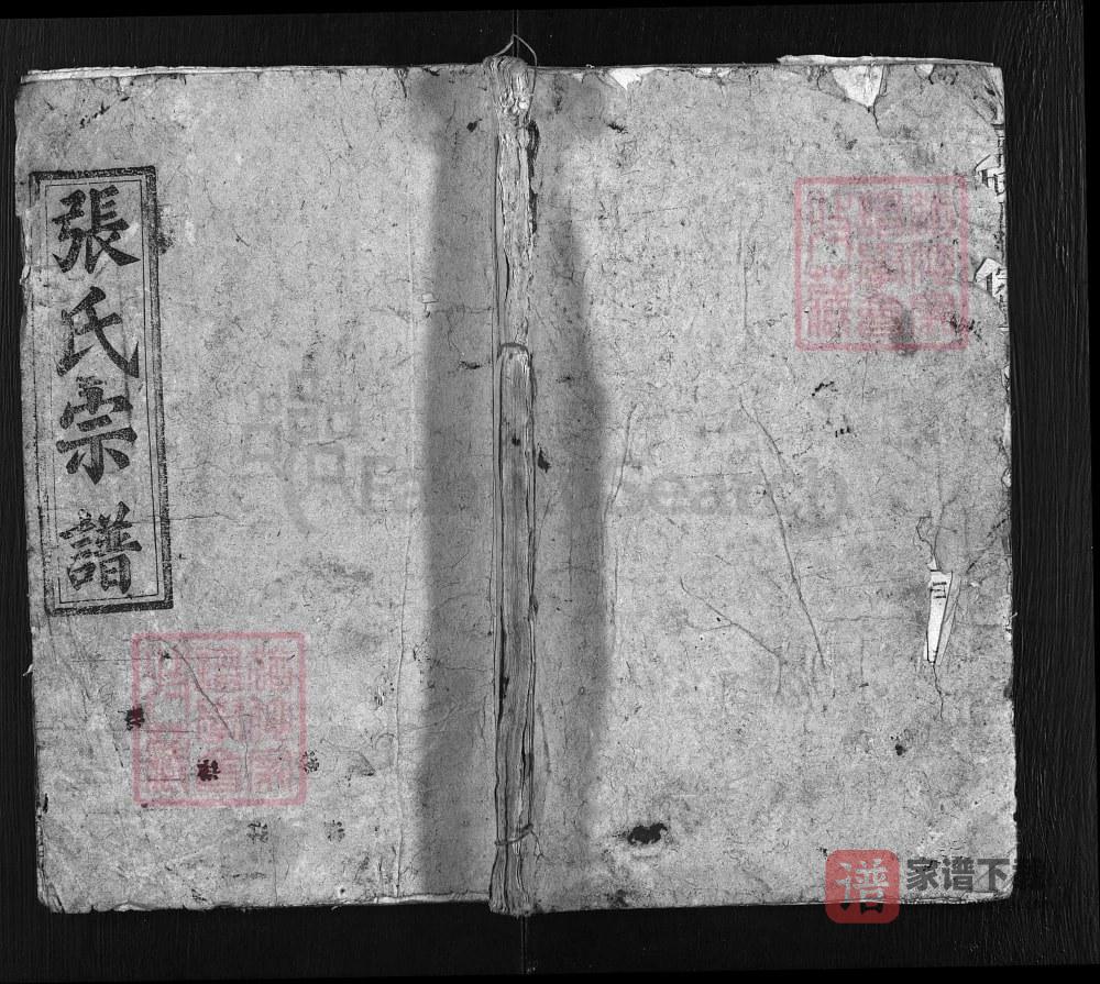 图片[1]-湖北蕲春张氏四修宗谱（孝友堂）PDF高清电子版下载-家谱下载