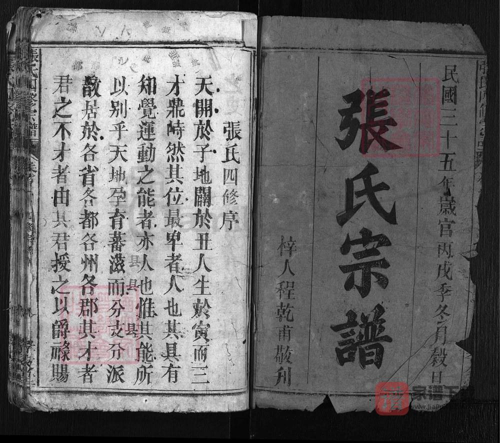 图片[2]-湖北蕲春张氏四修宗谱（孝友堂）PDF高清电子版下载-家谱下载