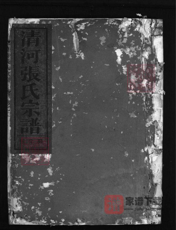 浙江兰溪尹源清河张氏宗谱（世德堂）PDF高清电子版下载-家谱下载