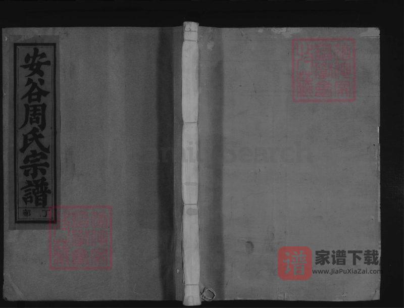 浙江金华安谷周氏宗谱PDF高清电子版下载-家谱下载