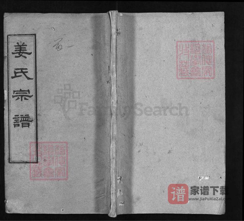 湖北麻城姜氏宗谱(垂裕堂,民国34年本)PDF高清电子版下载-家谱下载