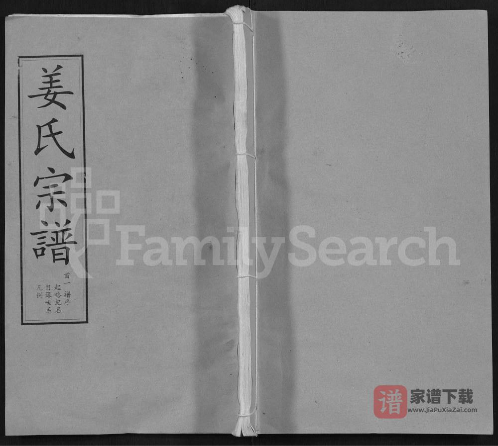 图片[1]-湖北麻城姜氏宗谱（垂裕堂）PDF高清电子版下载-家谱下载
