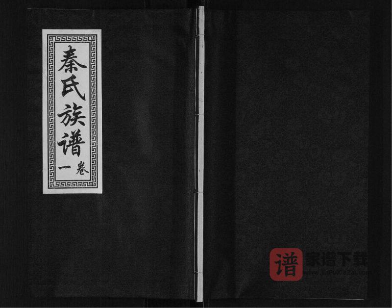 山东济宁汶上县秦氏族谱PDF高清电子版下载-家谱下载