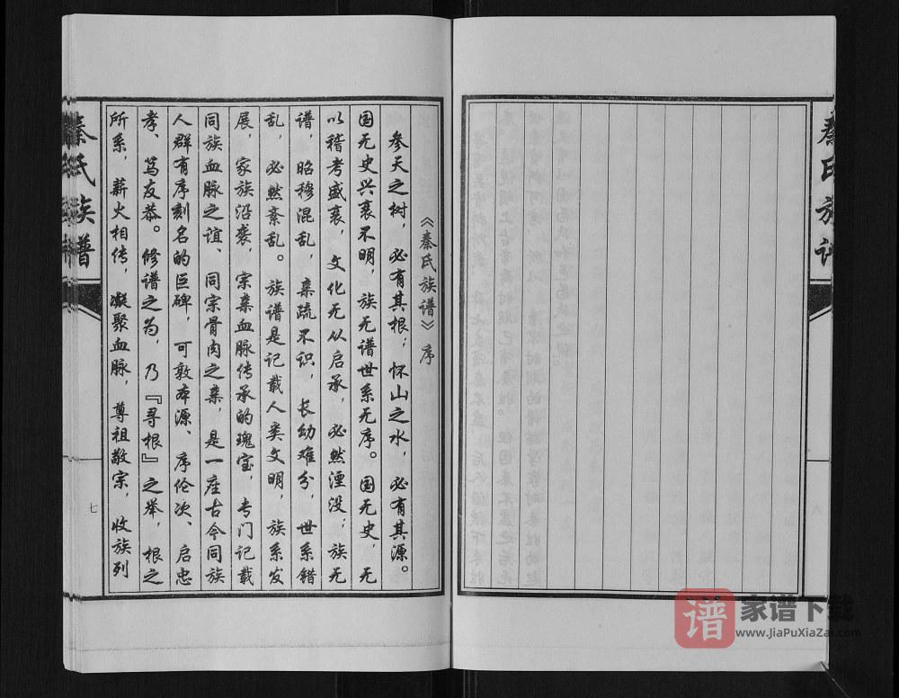 图片[2]-山东济宁汶上县秦氏族谱PDF高清电子版下载-家谱下载