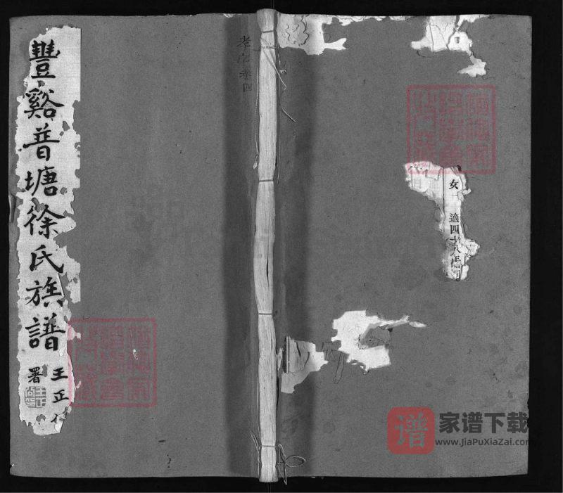 江西广丰丰溪普塘徐氏族谱PDF高清电子版下载-家谱下载
