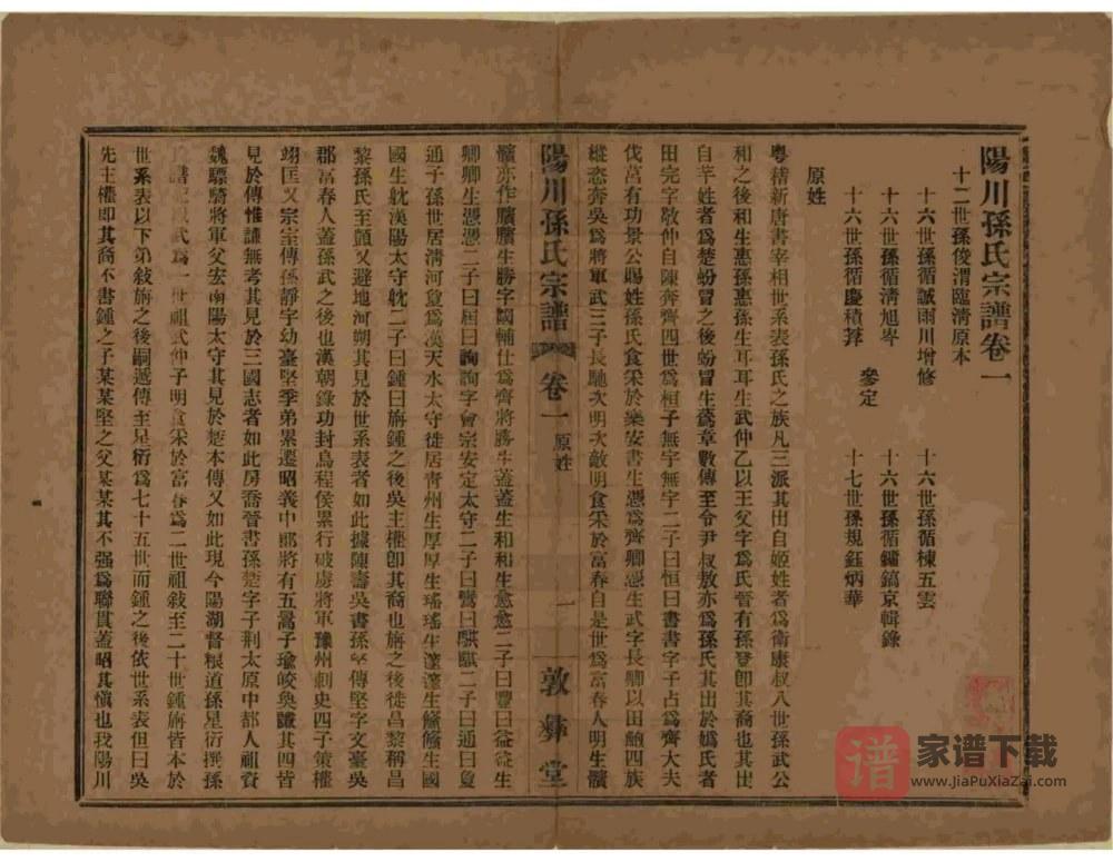 图片[2]-浙江绍兴阳川孙氏宗谱（敦彝堂）PDF高清电子版下载-家谱下载