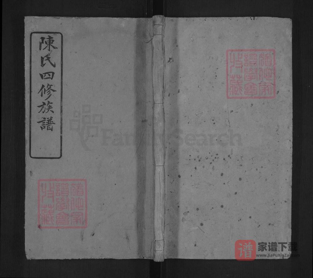 湖南长沙陈氏四修族谱（颍川堂）PDF高清电子版下载