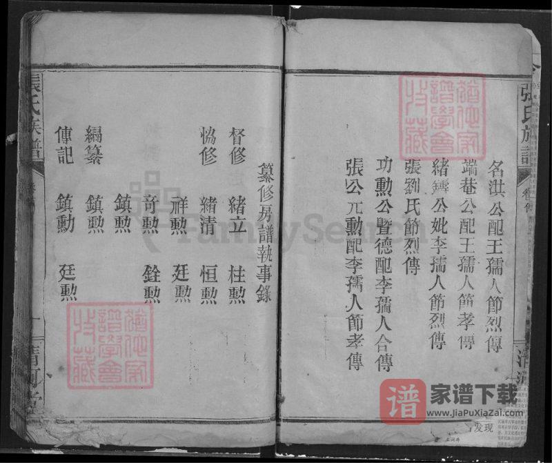 湖北仙桃张氏族谱(清河堂)PDF高清电子版下载-家谱下载