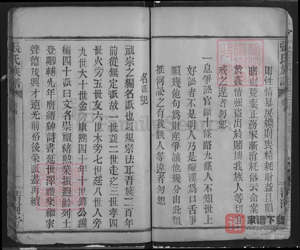 图片[2]-湖北仙桃张氏族谱（清河堂）PDF高清电子版下载-家谱下载
