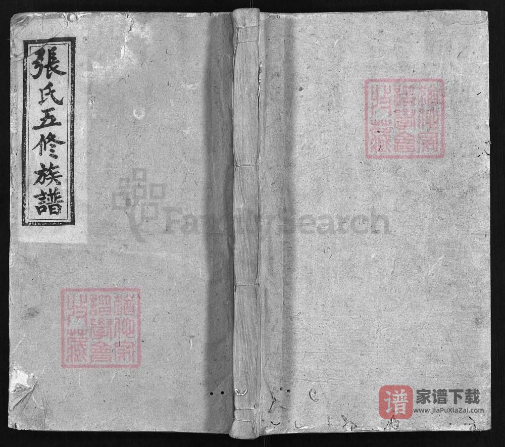 图片[1]-湖南安化张氏五修族谱（清河堂）PDF高清电子版下载-家谱下载